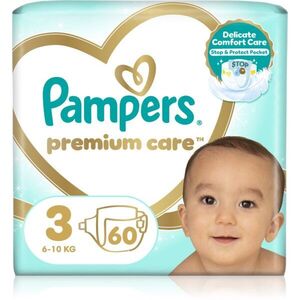 Pampers Premium Care Size 3 eldobható pelenkák 6-10 kg 60 db kép
