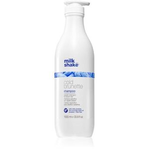 milk_shake® Cold Brunette Shampoo sampon a sárga tónusok neutralizálására a barna árnyalatú hajra 1000 ml kép