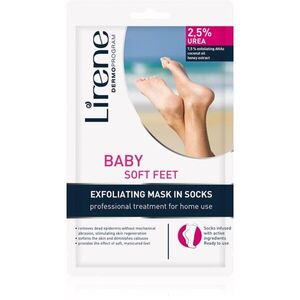 Lirene Foot Care bőrhámlasztó zokni a láb bőrének puhítására és hidratálására 2, 5% Urea 1 pár kép