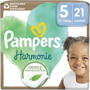 Pampers Harmonie Size 5 eldobható pelenkák 11-16 kg 21 db kép