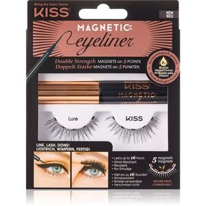 KISS Magnetic Eyeliner & Eyelash Kit mágneses műszempilla 01 Lure 1 pár kép