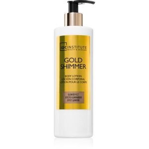 IDC Institute Gold Shimmer hidratáló testápoló tej 400 ml kép