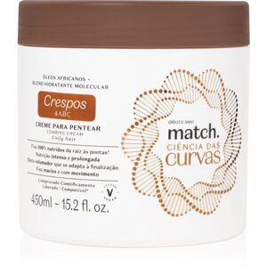 oBoticário Match. Science of Curves hidratáló krém a hullámos és göndör hajra 450 ml kép
