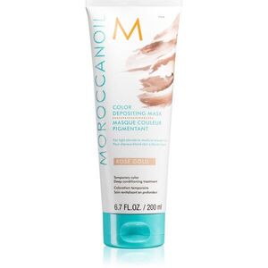 Moroccanoil Color Depositing gyengéd tápláló maszk tartós színes pigmentekkel Rose Gold 200 ml kép