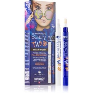 RefectoCil BeautyLash Two Go szemöldökfesték árnyalat Black Brown 2x15 ml kép