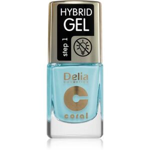 Delia Cosmetics Coral Nail Enamel Hybrid Gel géles körömlakk árnyalat 140 11 ml kép
