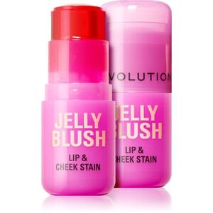 Revolution Jelly Blush pirosító stick az arcra és a szájra árnyalat Strawberry Pink 5.5 g kép
