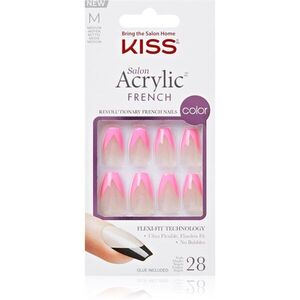 KISS Acrylic French Color műköröm Squared 28 db kép