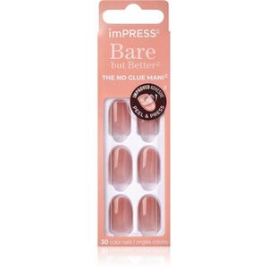 KISS imPRESS Bare but Better műköröm öntapadós Charmer 30 db kép