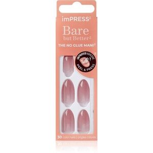 KISS imPRESS Bare but Better műköröm öntapadós Serenity 30 db kép