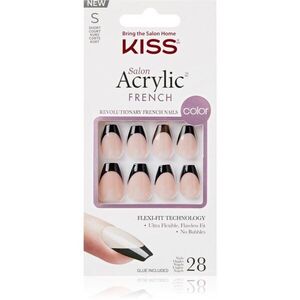 KISS Acrylic French Color műköröm Flame 28 db kép