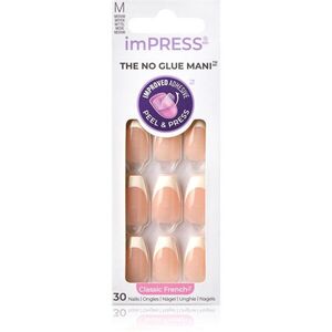 KISS imPRESS The No Glue Mani műköröm öntapadós Ideal 30 db kép