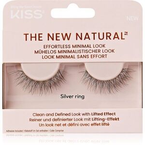 KISS The New Natural Effortless Minimal Look műszempillák Silver Ring 1 pár kép