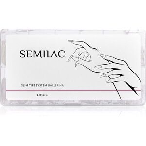 Semilac Slim Tips System műköröm típus Ballerina 240 db kép