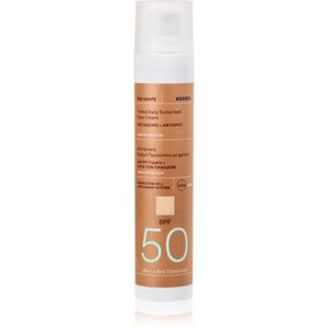 Korres Red Grape Tinted Daily Sunscreen színező napozókrém egységesíti a bőrszín tónusait SPF 50 50 ml kép