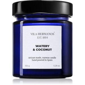 Vila Hermanos Apothecary Cobalt Blue Watery & Coconut illatgyertya 150 g kép