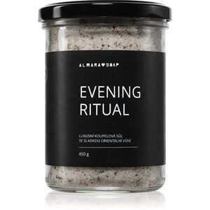 Almara Soap Bath Salt relaxáló fürdősó illattal Evening Ritual 450 g kép