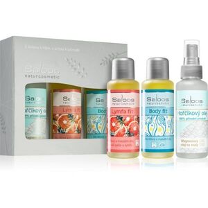 Saloos Bio Body And Massage Oils Body Fit & Lymfa Fit & Magnesium ajándékszett sportolóknak kép