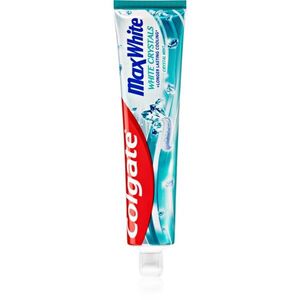 Colgate Max White White Crystals fogfehérítő paszta fluoriddal Crystal Mint 125 ml kép
