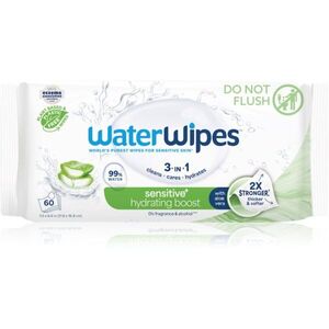 WaterWipes Hydrating Clean frissítő nedves törlőkendők 60 db kép