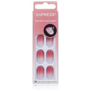 KISS imPRESS The No Glue Mani műköröm öntapadós Beat The Heat 30 db kép