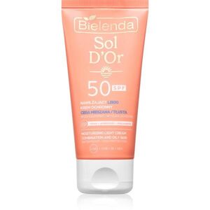 Bielenda Sol D’or vízálló napozó krém az arcra SPF 50 50 ml kép