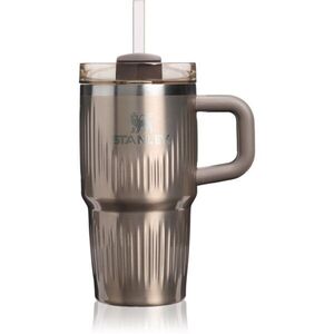 Stanley Quencher H2.O Fluted Tumbler rozsdamentes termosz szívószállal kicsi Pale Gold Shine 1 db kép