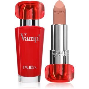 PUPA Milano Vamp! Luminous Lipstick rúzs a telt ajkakért árnyalat 100 Naked Skin 3.5 g kép