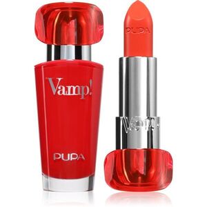 PUPA Milano Vamp! Luminous Lipstick rúzs a telt ajkakért árnyalat 306 Outstanding Orange 3.5 g kép