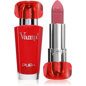 PUPA Milano Vamp! Luminous Lipstick rúzs a telt ajkakért árnyalat 204 Timeless Rose 3.5 g kép