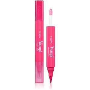 PUPA Milano Vamp! Lip Marker Duo ajakfilc fénnyel árnyalat 006 Dragon Fruit 1.4 ml kép