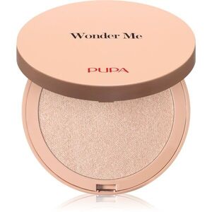 PUPA Milano Wonder Me Glow kompakt púderes élénkítő arcra árnyalat 102 - Pure Gold 7.5 g kép