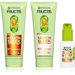 Garnier Fructis Keratin Sleek szett hajra 3 db kép