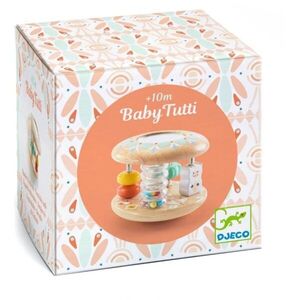 DJECO Rattle Baby Tutti csörgő fából készült 10m+ 1 db kép