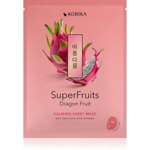 KORIKA SuperFruits Dragon Fruit - Calming Sheet Mask nyugtató hatású gézmaszk 25 g kép