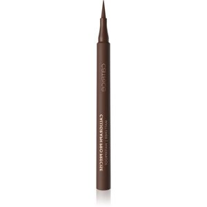 Catrice Calligraph Pro Precise Matt Liner széles applikátorú szemhéjtus vízálló árnyalat 020 Espresso Brown 1 ml kép