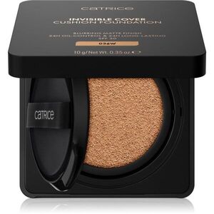 Catrice Invisible Cover Cushion Foundation mattító make-up szivaccsal SPF 30 árnyalat 036W 10 g kép