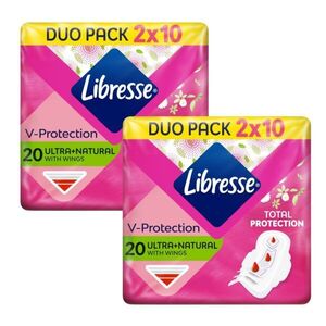 Libresse Ultra+ Natural normál szárnyas egészségügyi Betét AloeVe... kép
