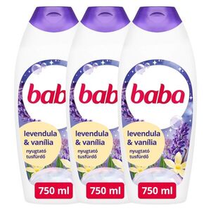 Baba Tusfürdő Levendula és Vanília 3x750ml kép