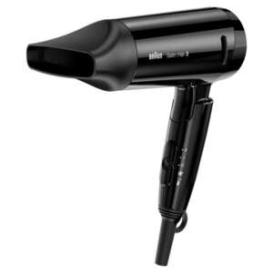Braun HD 350 Style&Go Satin Hair 3 Hajszárító 1600W, Fekete kép