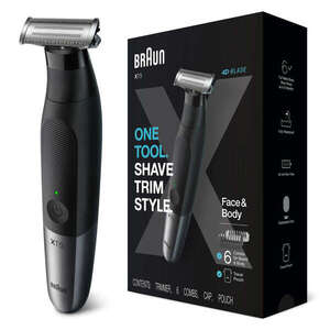 Braun Series X XT5200 Wet&Dry Hibrid Borotva, Fekete kép