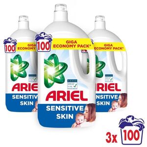 Ariel Sensitive folyékony Mosószer 3x4, 5L - 300 mosás kép