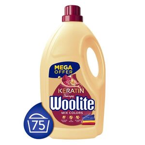 Woolite Keratin Therapy folyékony Mosószer színes ruhákhoz 4, 5L -... kép
