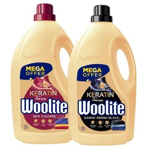 Woolite Keratin Therapy Mosószer csomag színes és sötét ruhákhoz... kép