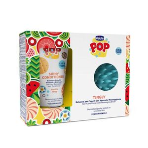 CHICCO Hajbalzsam POP Vanilla Shiny 150ml fejbőrmasszírozó kefével kép