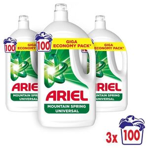 Ariel Mountain Spring folyékony Mosószer 3x4, 5L - 300 mosás kép
