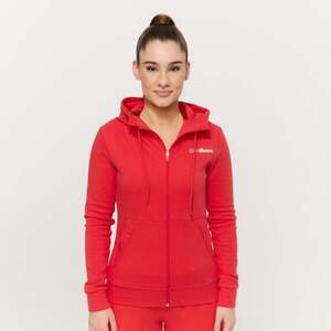GymBeam Limitless női cipzáras pulóver Hot Red kép