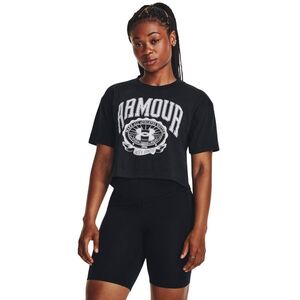 Under Armour Collegiate Crest Crop póló SS Grey kép