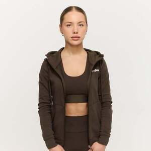 GymBeam Women‘s Limitless Zip Up Hoodie Espresso kép