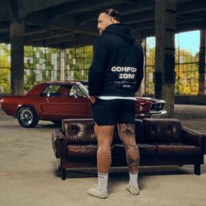 GymBeam Zone Zip Up Hoodie Black kép